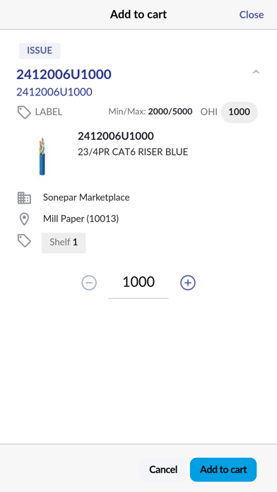 StoreroomPRO Checkout Screenshot