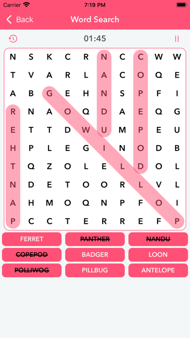 Word Search : Puzzle Search Screenshot