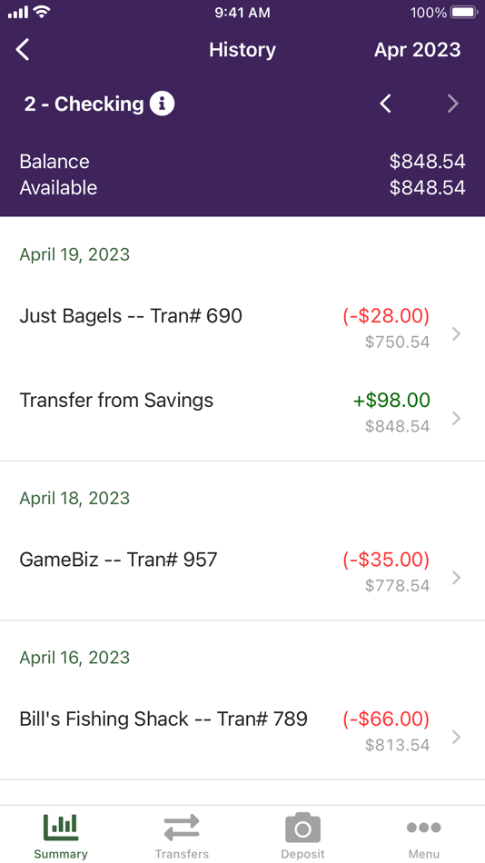 #3. EVFCU (iOS) 由: Embarrass Vermillion Federal Credit Union