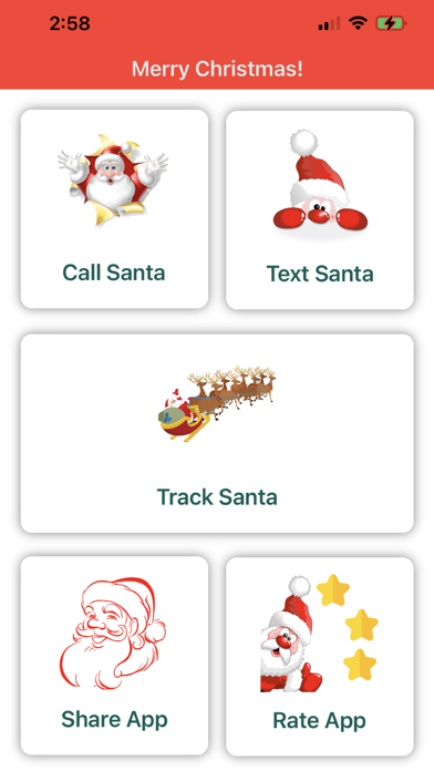 Screenshot #1 pour Text & Call Santa Claus