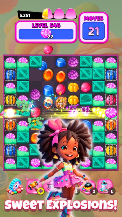 Colorful Gummy Blast – Match 3 screenshot-0