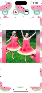 Watermelon dress stickers screenshot #5 for iPhone