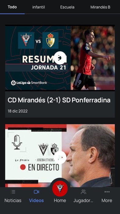 Club Deportivo Mirandes S.A.D Screenshot