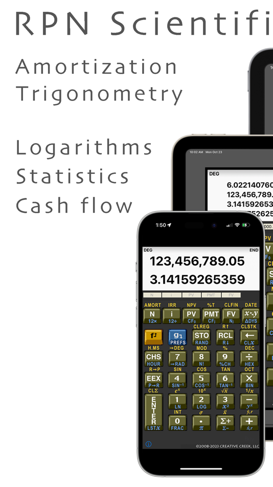 #1. MathU RPN Calc (iOS) 由: Creative Creek, LLC