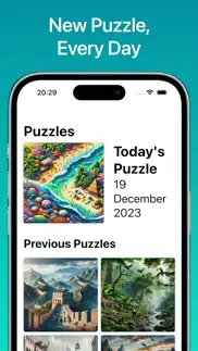 puzzles daily: a jigsaw a day iphone screenshot 2