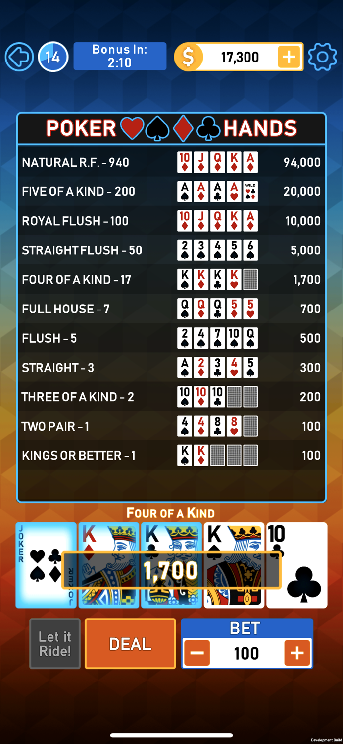 Video Poker Multi Bonus