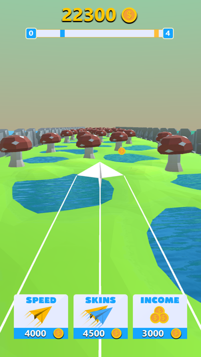 Fly Paper Plane Game Screenshot