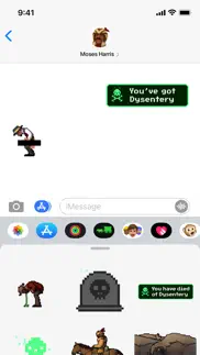 the oregon trail: sticker pack iphone screenshot 1