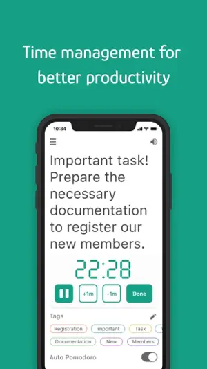 Focus Management Timer App screenshot 2