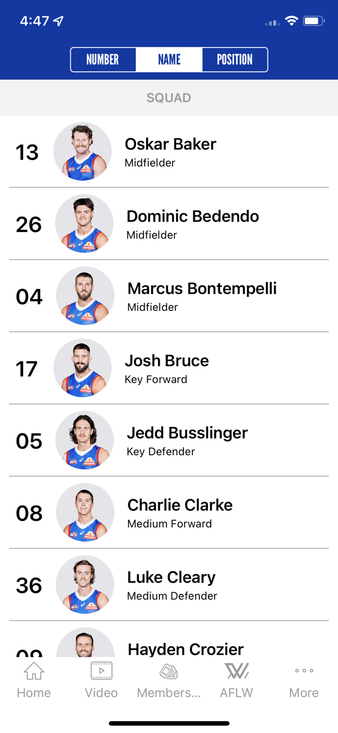 Western Bulldogs Official App