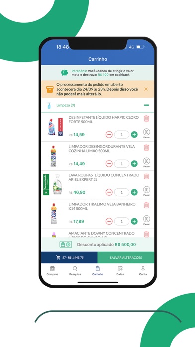 Shopper Supermercado Online Screenshot