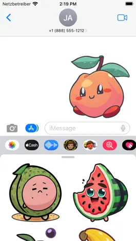 Game screenshot Little Fruit Stickers mod apk