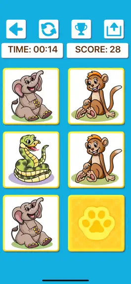 Game screenshot Animal Memory Matching Games apk