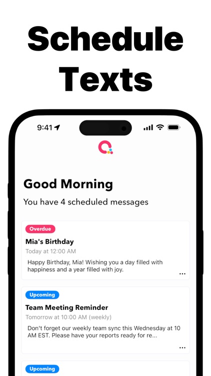 Kyew - Schedule Text Messages