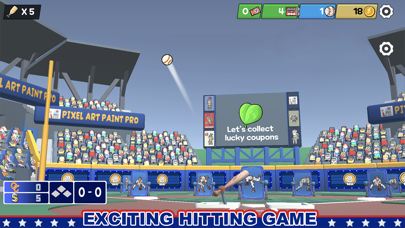 Pin baseball game Screenshot