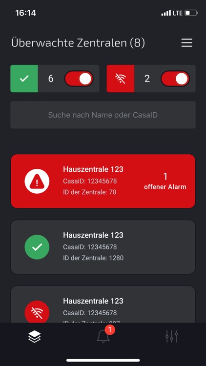 Casenio Alerts App