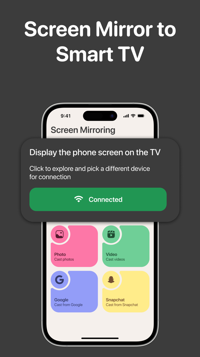 Screen TV Mirror Air Cast App