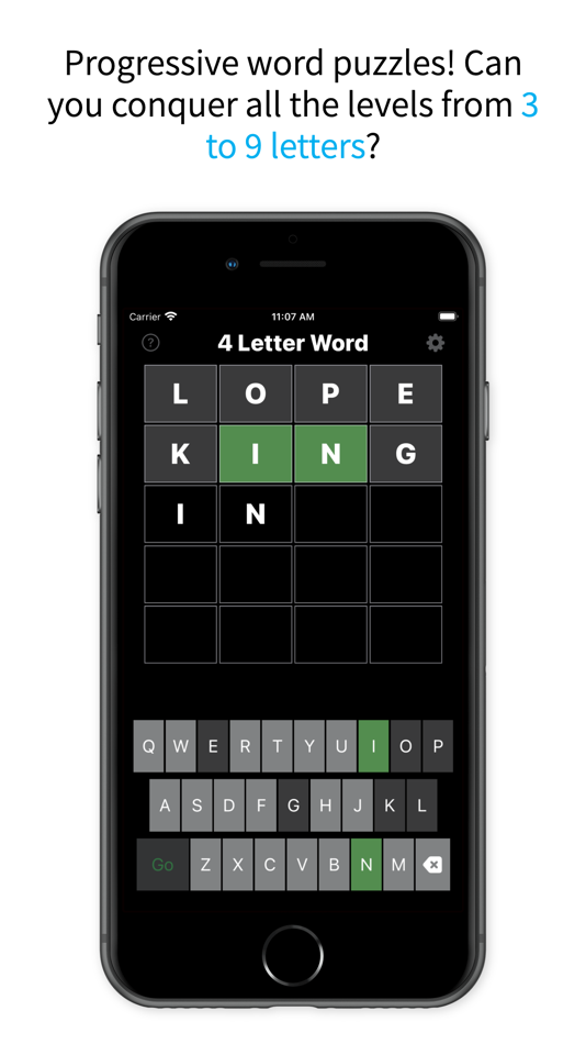 #3. Word Guess Ladder (iOS) By: Jeffrey Guo