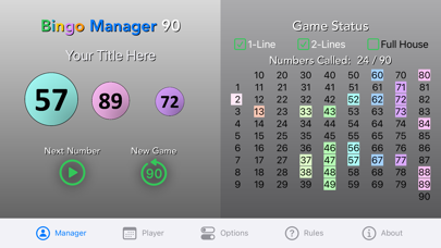 Screenshot 2 of Bingo Manager 90 App