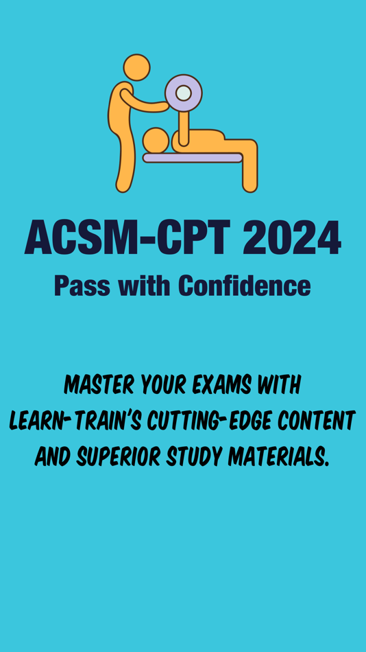 #1. ACSM-CPT Prep 2024 (iOS) Podle: Learn-Train Inc