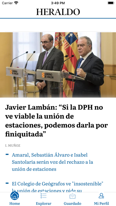 Heraldo de Aragón Screenshot