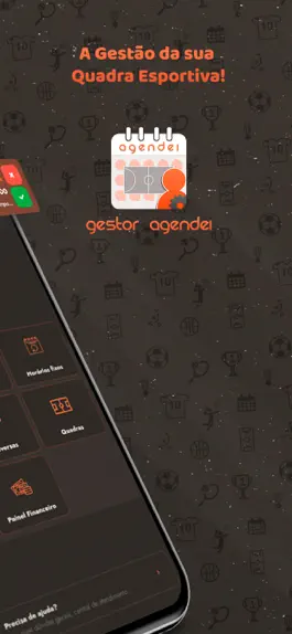 Game screenshot Gestor Agendei Quadras apk