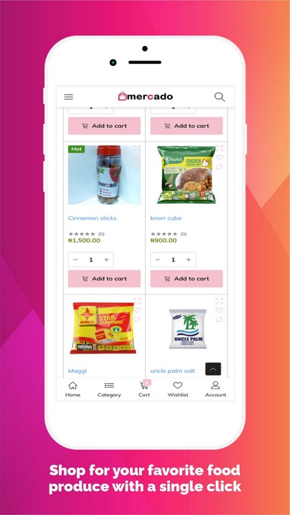 Mercado Shopping App