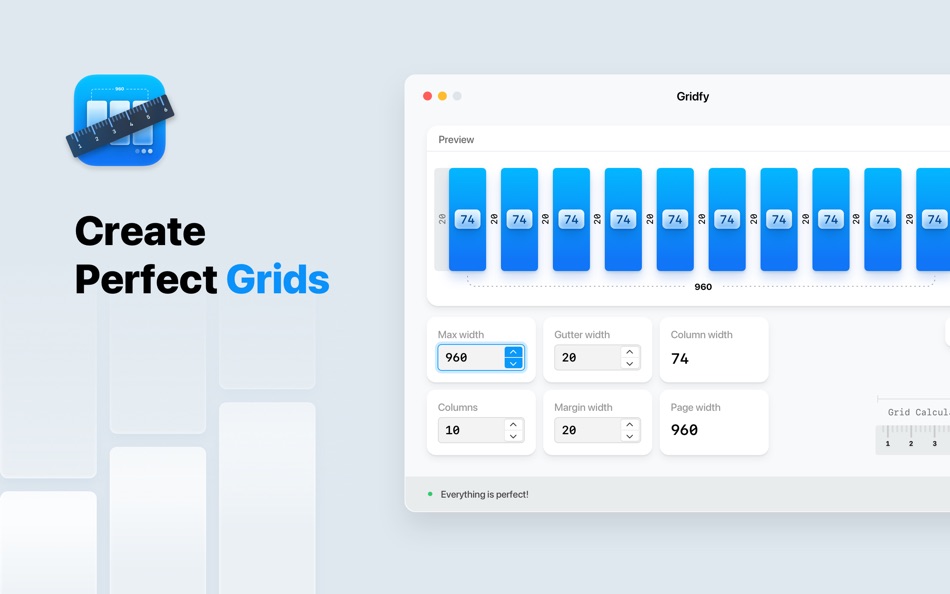 #1. Gridfy (macOS) 由: Viacheslav Kharkov
