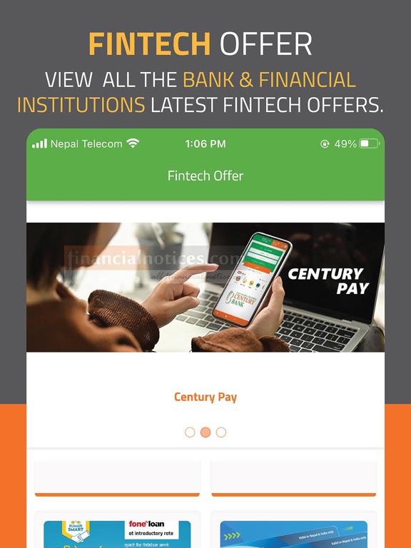 Financial Notices iPad screenshot 7 - Finance app