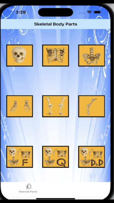 Screenshot 2 of Body Parts Skeletal & Internal App