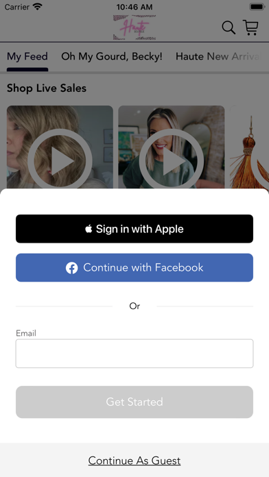 Haute LLC Screenshot