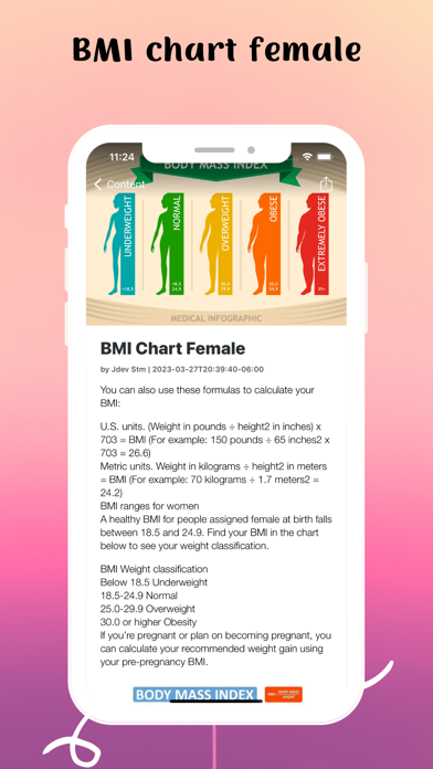 BMI Calculator Women Screenshot