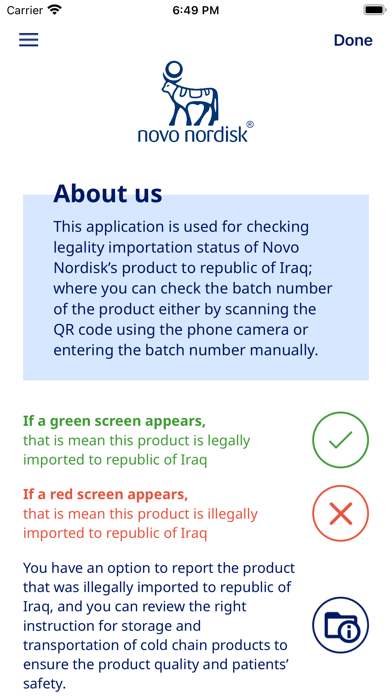 Iraq NovoCheck Screenshot