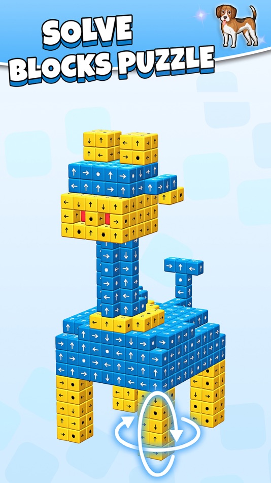 #2. Tap Blocks 3D: Puzzle Slide (iOS) 由: Muhammad Umer Malik