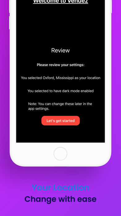 Venuez App Screenshot