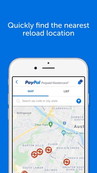 PayPal Prepaid Screenshot