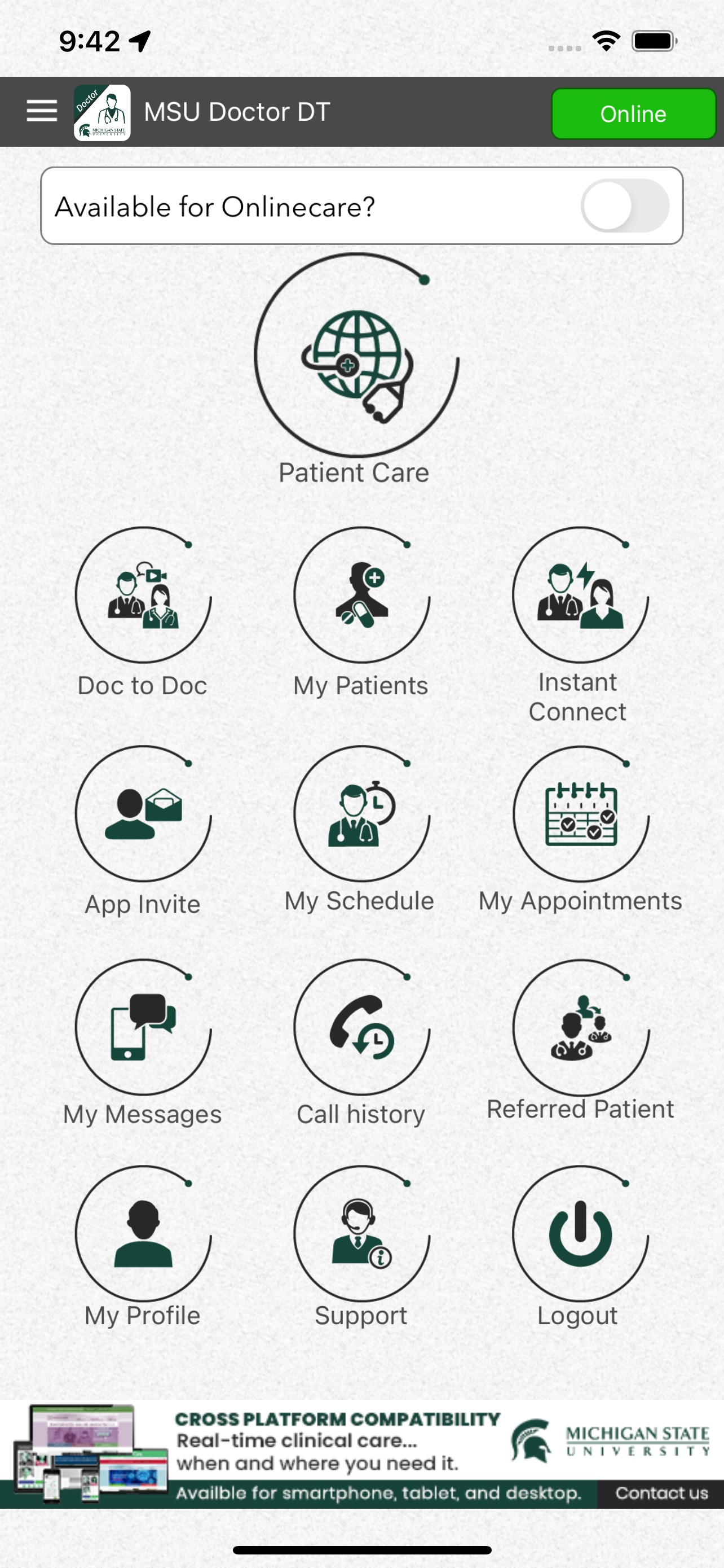 OnlineCare MSU Doctor