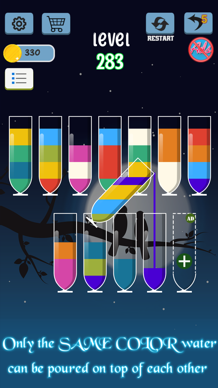 Color Water Sort - Puzzle Game