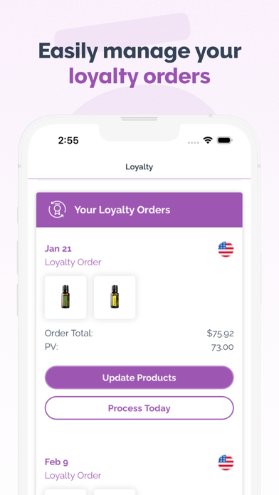 doTERRA Shop Screenshot