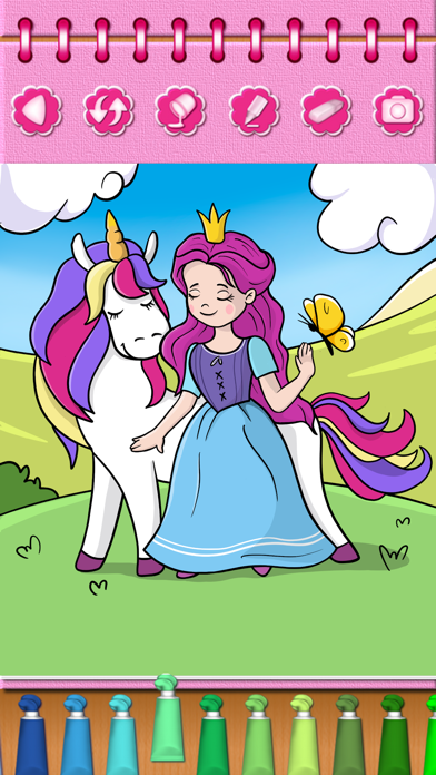 Pony Princess Coloring Book Screenshot