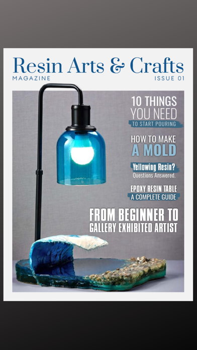 Resin Arts and Crafts Magazine Screenshot