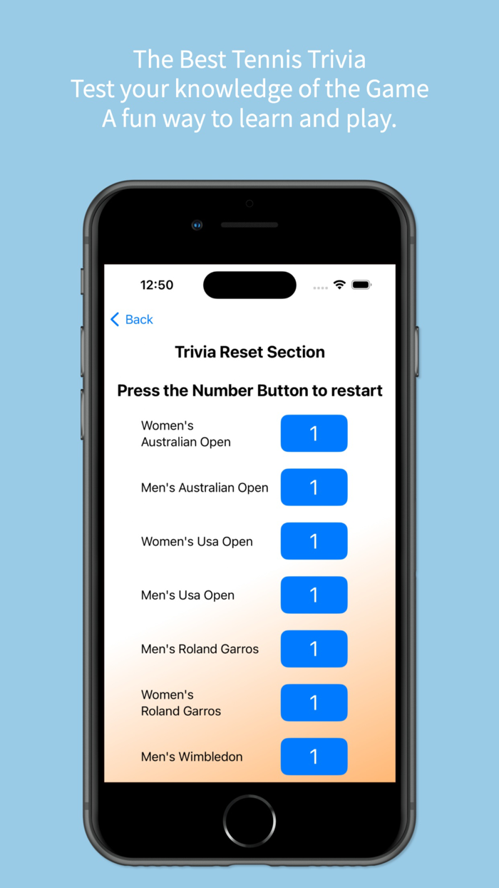 Best tennis league trivia