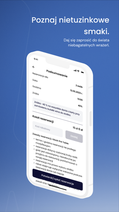Book the Table Screenshot