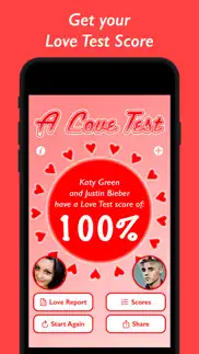 a love test: compatibility iphone screenshot 2