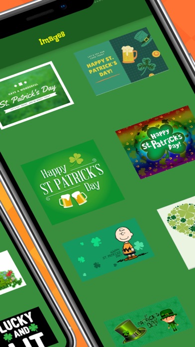 St. Patrick's Day Images Cards iPhone screenshot