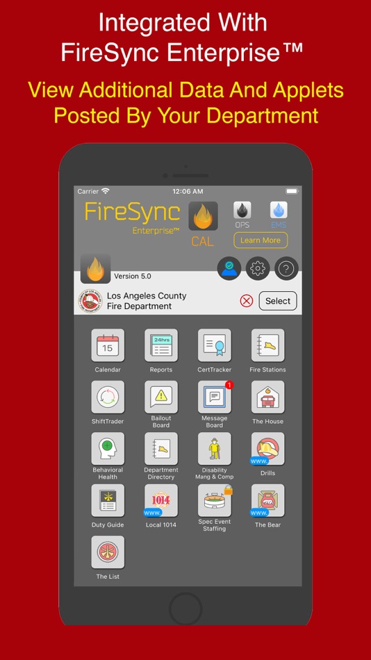 #4. FireSync Shift Calendar (iOS) 来自: ForceReadiness.com