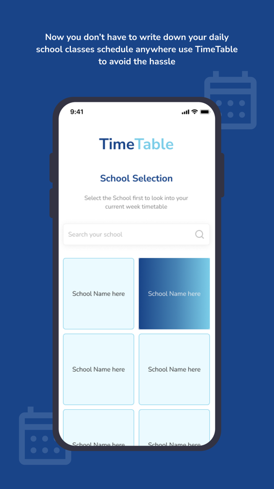 #1. Class TimeTable (iOS) 由: Blue IT Systems GmbH