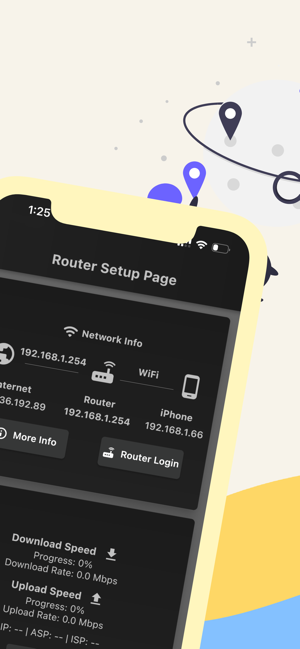 ‎Router Setup Page Screenshot