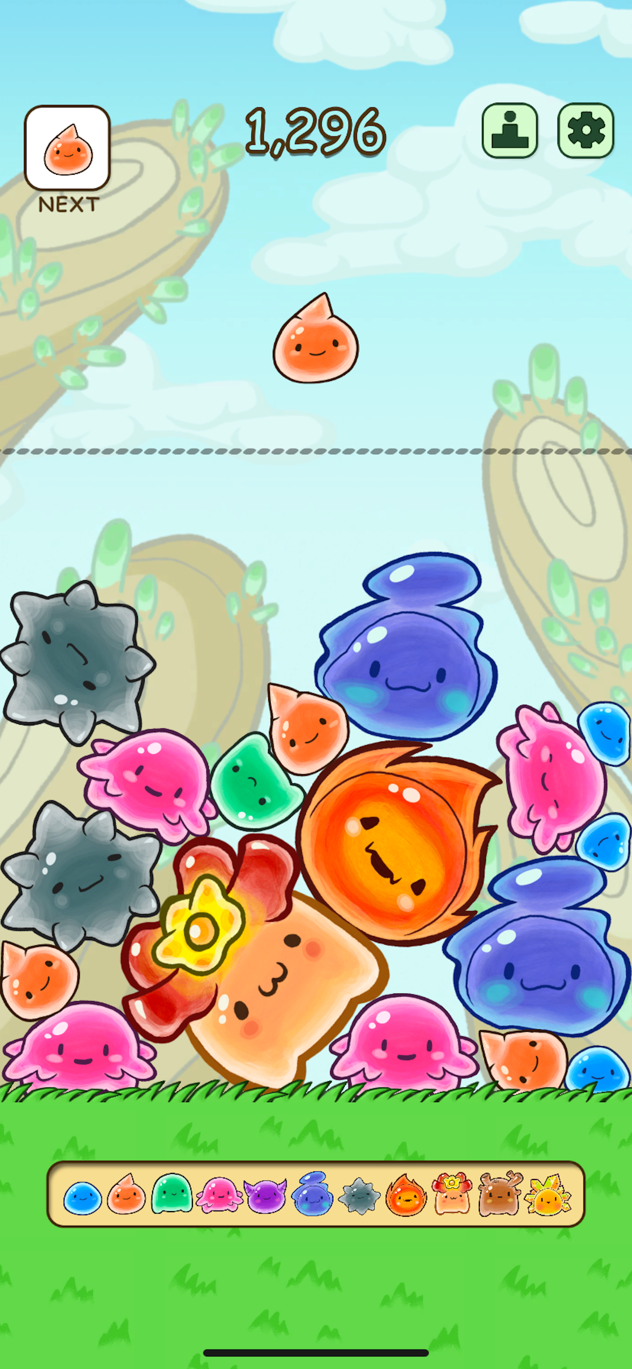 Slimefall (MergeSlime)