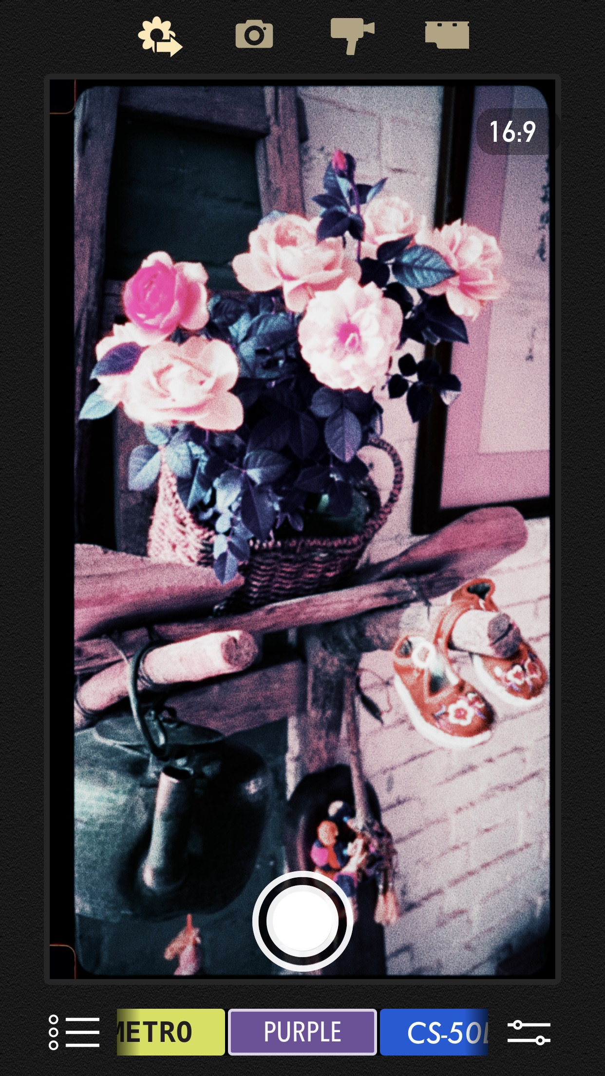 Screenshot do app 8mm Vintage Camera